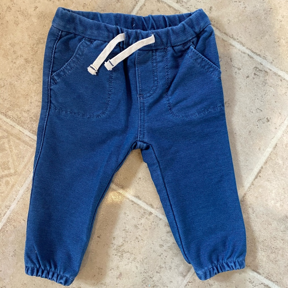 🌻 3/$10 Baby Pull On Denim Joggers